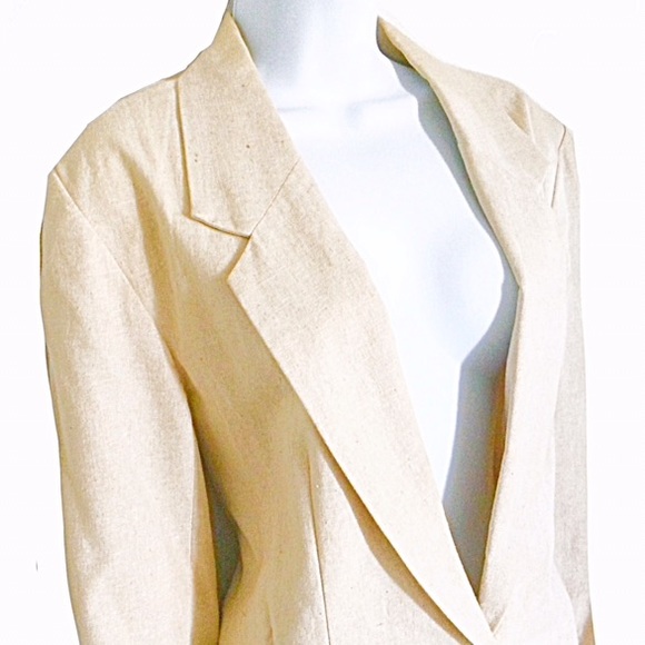 Linen Boyfriend Jackets w/ Coordinating Skirts!! - Picture 2 of 6